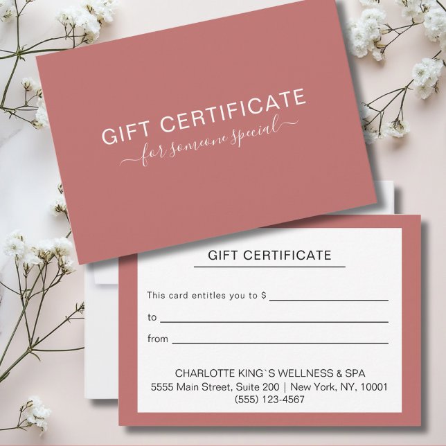 Modern Personlig Business Gift-certifikat (Skapare uppladdad)