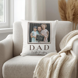 Modern Personlig Dad Foto Kudde