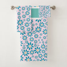 Modern Personlig Daisy - blomma inledande Towel