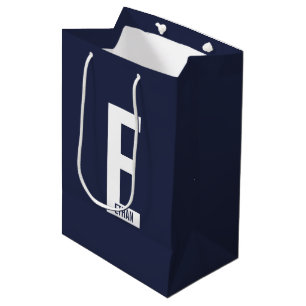 Modern Personlig, djärv Monogram och Namn