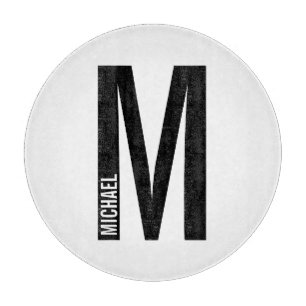 Modern Personlig, djärv Monogram och Namn