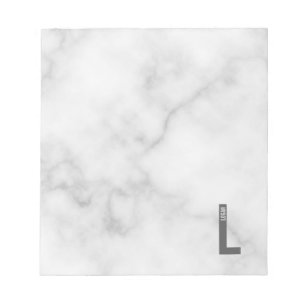 Modern Personlig, djärv Monogram och Namn Anteckningsblock
