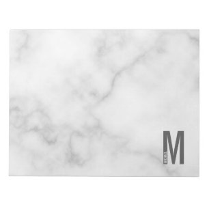 Modern Personlig, djärv Monogram och Namn Anteckningsblock