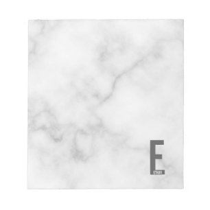 Modern Personlig, djärv Monogram och Namn Anteckningsblock