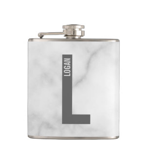 Modern Personlig, djärv Monogram och Namn Fickplunta