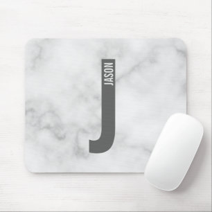 Modern Personlig, djärv Monogram och Namn Musmatta