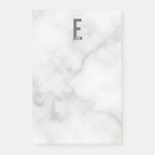 Modern Personlig, djärv Monogram och Namn Post-it Block