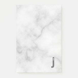 Modern Personlig, djärv Monogram och Namn Post-it Block