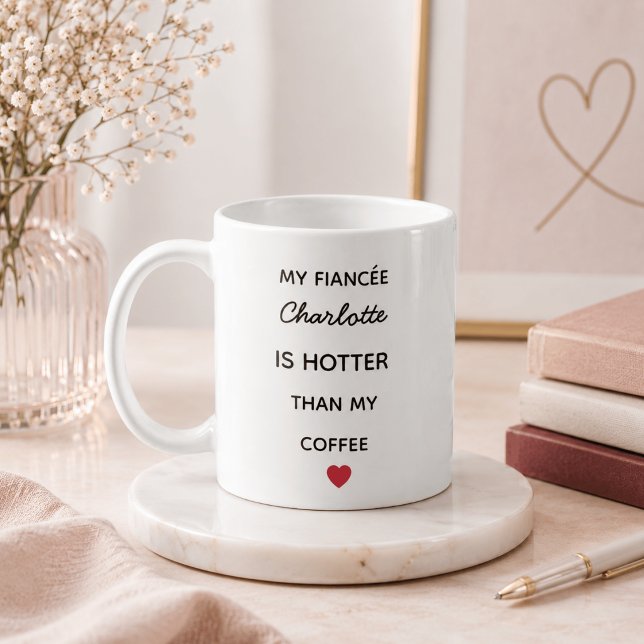 Modern Personlig Fästmö Kaffe Mugg (Skapare uppladdad)