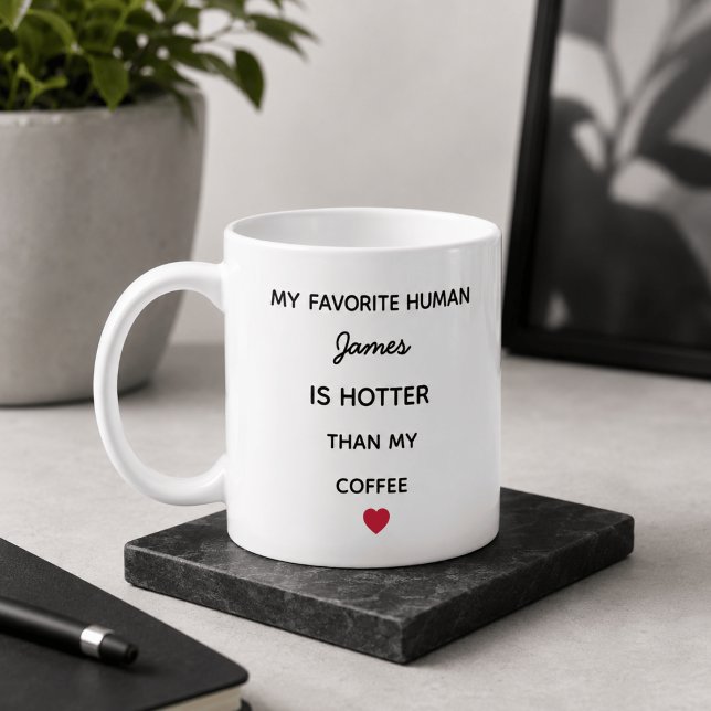 Modern Personlig Favorit Människa Kaffe Mugg (Skapare uppladdad)