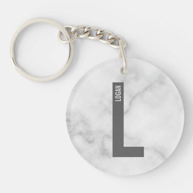 Modern personlig fet monogram och namn (Framsidan)