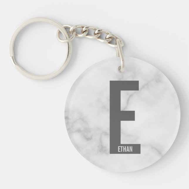 Modern personlig fet monogram och namn (Framsidan)