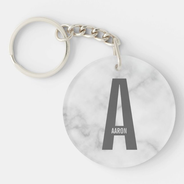 Modern personlig fet monogram och namn (Framsidan)