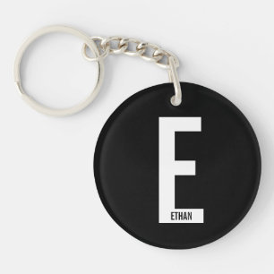 Modern personlig fet monogram och namn