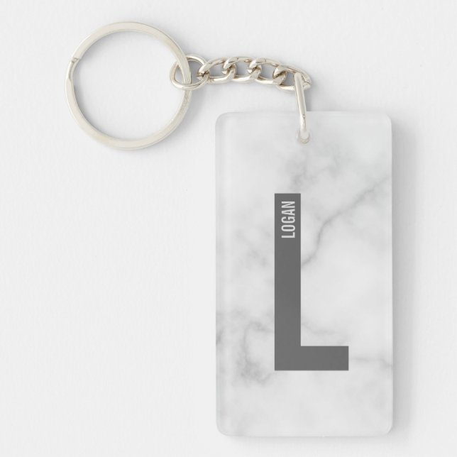 Modern personlig fet monogram och namn (Framsidan)
