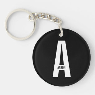 Modern personlig fet monogram och namn