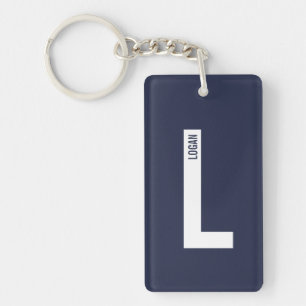 Modern personlig fet monogram och namn