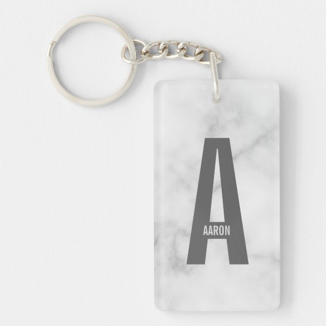 Modern personlig fet monogram och namn (Framsidan)