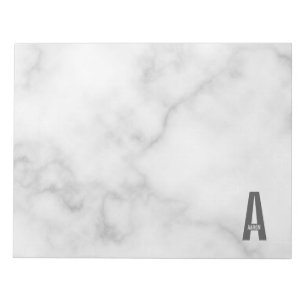 Modern personlig fet monogram och namn anteckningsblock