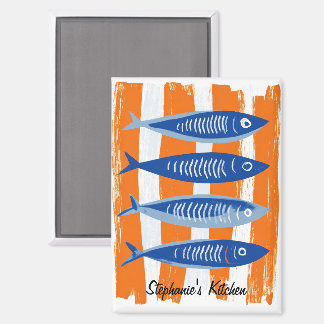 Modern Personlig Fisk Kök Magnet