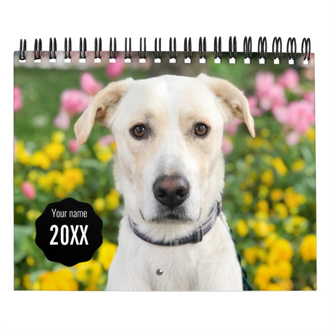 Modern Personlig för 14 fototäckningar, Fullt Kalender (Omslag)