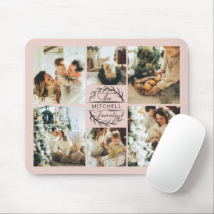 Modern Personlig för fotokollage  Rosa Musmatta