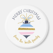 Modern Personlig för prydnadsföremål i Julgran