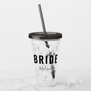 Modern Personlig för svartskriftshantering i Bride Take Away Mugg