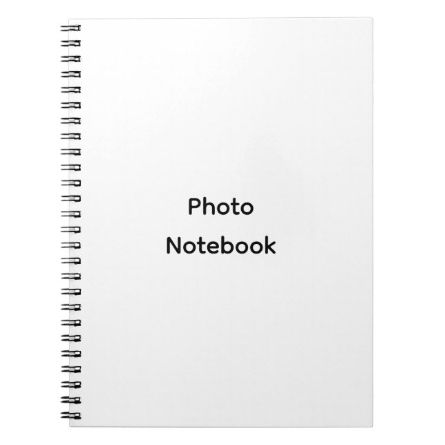 Modern Personlig Foto Anteckningsbok (Framsidan)