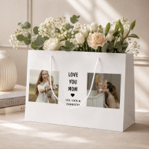 Modern personlig fotogåva till mamma