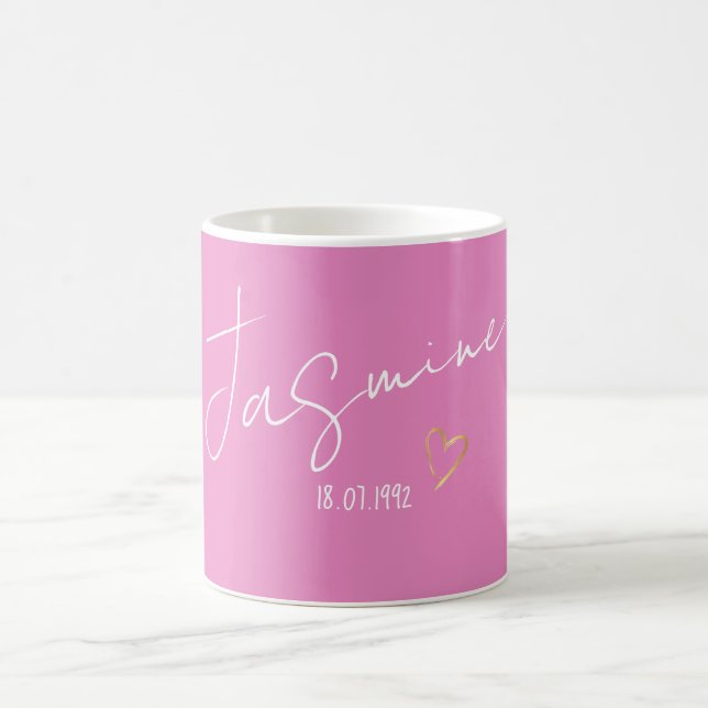 Modern Personlig Gift Namn Kaffemugg (Center)
