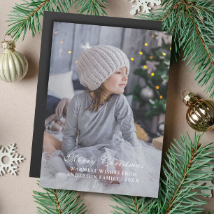 Modern Personlig God Jul Foto