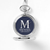 Modern Personlig Groomsman Namn och Monogram