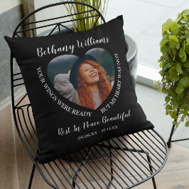 Modern Personlig Hjärtfoto Minneskast Pillow Kudde