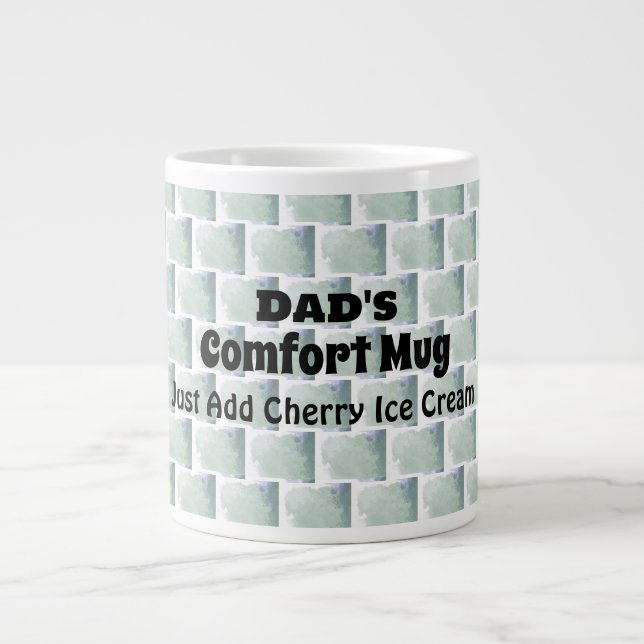 Modern personlig humor Pappas tröstmugg  Jumbo Mugg (Framsidan)