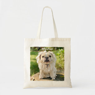 Modern Personlig Hund Photo Tygkasse