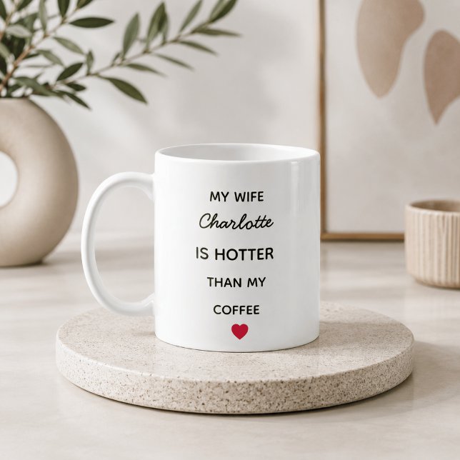 Modern Personlig Kaffe kopp för Hustru (Skapare uppladdad)