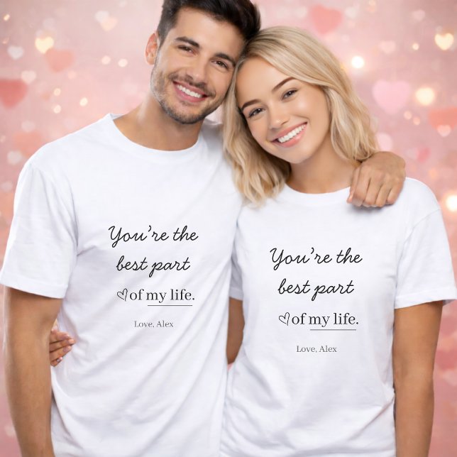 Modern personlig kärlekskvot T-shirt (Skapare uppladdad)