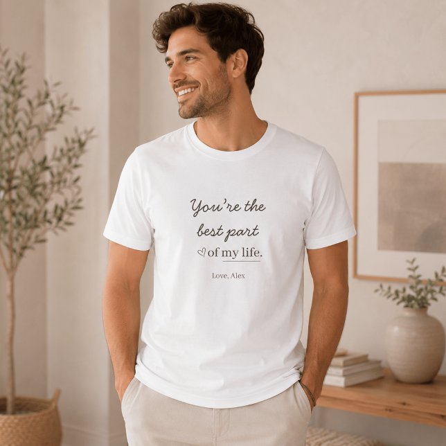 Modern personlig kärlekskvot T-shirt (Skapare uppladdad)