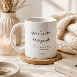 Modern Personlig Kärleksmugg Kaffemugg