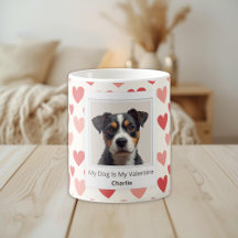 Modern Personlig Kopp för Hundvalentin