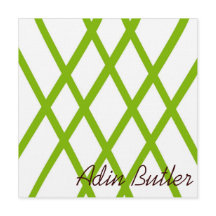 Modern Personlig Lattice i Lime Green