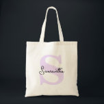 Modern Personlig Lavender Initial Bröllop Tygkasse<br><div class="desc">Kolla in den här perfekten tote bags för dina gäster från brudens sida, bachelorette-partiet, födelsedagen eller bröllop gäst party favors. En modern och elegant anpassningsbar till väskan är chic och sofistikerad för att komplettera bröllop eller något speciellt tillfälle. De kan vara personlig med ditt namn och initialt, du kan också...</div>