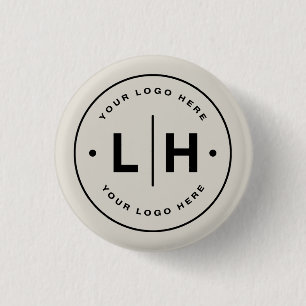 Modern Personlig Logotyp Business Knapp