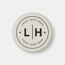 Modern Personlig Logotyp Business Magnet