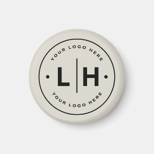 Modern Personlig Logotyp Business Magnet