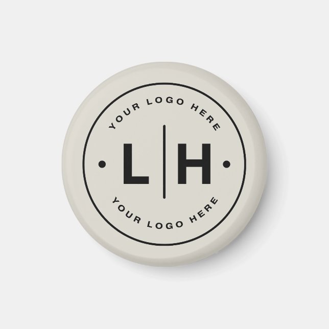 Modern Personlig Logotyp Företag Magnet (Framsidan)