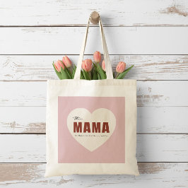Modern personlig Mama hjärta-tas Tygkasse