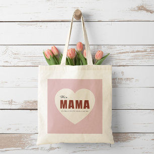 Modern personlig Mama hjärta-tas Tygkasse