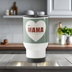 Modern Personlig Mamma Hjärtan Resemugg
